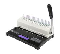 Rilegatrice, Macchina rilegatrice U12 con clip ad anello in gomma manuale, macchina rilegatrice a 21 fori, macchina perforatrice for documenti in formato A4, macchina rilegatrice for voucher