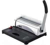 Rilegatrice manuale a spirale, 34 fori, 3:1, per documenti, contratti e gare d'appalto, resistente, per ufficio e uso professionale