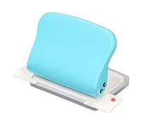 Rilegatrice per libri a 10 fori, raccoglitrice a spirale portatile portatile per libri a spirale, perforatrice rotonda A4 A5 A6 A7 per la casa scolastica (azzurro)