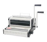 Rilegatrice, Rilegatrice Ad Anelli con Grembiule E Ferro Stiro Perforatrice E Rilegatrice 3 In 1 con Clip E Pettine Margini 2,5/4,5/6,5Mm Capacità Perforazione 20 Fogli per Ufficio E Scuola,White