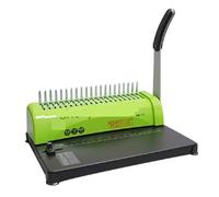 Rilegatrice, SD-17 Macchina rilegatrice ad anelli in gomma formato A4 Macchina for foratura a barra con clip Macchina rilegatrice manuale a pettine