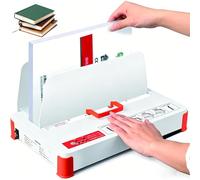 Rilegatrice Termica Elettrica 50mm, Rilegatore di Libri con Riscaldamento in Ceramica a 3 Temperature per Ufficio, Rapporti e Contratti
