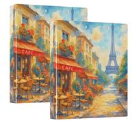 Rilegatura a 3 anelli, 3 anelli, 3,8 cm, per 200 fogli, stampa taccuino, 31,5 x 27 x 6 cm, 1 pezzo