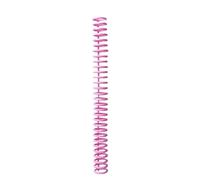 Rilegatura a Pettine 30 fori anelli a spirale anello a spirale anello a spirale in plastica a foglie sciolte per il taccuino di carta A4 Macchine rilegatrici(Pink)