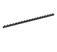Rilegatura a Pettine 4 colori 100pcs/Box Pvc Binding Aprons 21 Anelli di rilegatura 20-120 fogli A4 File Binding Macchina in plastica Anelli in plastica Macchine rilegatrici(6mm-black)