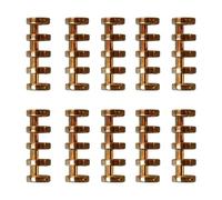 Rilegatura a Pettine 5 fori Circles Anello anello di rilegatura per il legante lea più a foglia di binder album di carta scrapbook file di rilegatura a spirale Macchine rilegatrici(Yellow 10PCS)