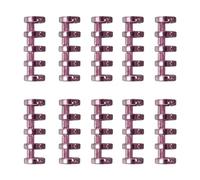 Rilegatura a Pettine 5 fori Circles Anello anello di rilegatura per il legante lea più a foglia di binder album di carta scrapbook file di rilegatura a spirale(Purple 10PCS)