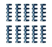 Rilegatura a Pettine 5 fori Circles Anello anello di rilegatura per il legante lea più a foglia di binder album di carta scrapbook file di rilegatura a spirale Macchine rilegatrici(Blue 10PCS)