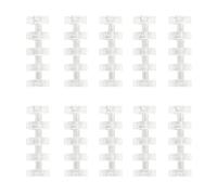 Rilegatura a Pettine 5 fori Circles Anello anello di rilegatura per il legante lea più a foglia di binder album di carta scrapbook file di rilegatura a spirale(Transparent 10)