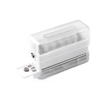 Rilegatura a Pettine 6 fori fori punzone a4 a5 b5 foro di carta a foglia sciolta punzoni standard punzone binari dell'ufficio fai -da -te Macchine rilegatrici(Transparent)