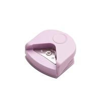 Rilegatura a Pettine Mini taglio di carta e arrotondamento Cutter Angolo in plastica PVC Macchina per cinema per i produttori di foto Strimmer Macchine rilegatrici(Purple)