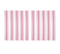 Rilegatura a spirale confezione da 10, spirali in plastica, 30 fori, diametro 1/2 pollice (**Rosa**)
