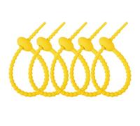 Rilegatura in silicone | 15 cm custodia in silicone, multiuso: queste fascette in gomma hanno un foro all'estremità, organizer per cavi di ricarica, cavi audio, cavi per cuffie