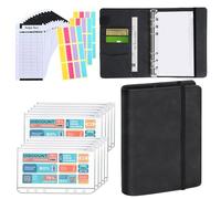 Rilegatura per budget - Impermeabile Organizer per contanti - Taccuino portatile | Busta riutilizzabile, Money Management Journal, Saving Tracker Binder, regalo per budget - Enth