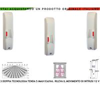 Rileva Movimento 3 Doppia Tecnologia Tenda Per Vano Finestra Impianti Antifurto