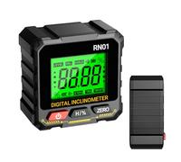 Rilevatore ad angolo magnetico - 6,5 x 6,5 x 3,2 cm Rilevatore ad angolo digitale magnetico | Livello elettronico con funzione goniometro | Strumento di allineamento di precisione per la lavorazione