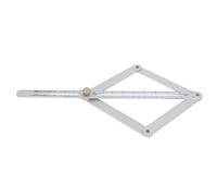 Rilevatore Angolare Angolo, Goniometro in Lega di Alluminio Angolo Misurazione Righello Strumento di Misura Multi Reliquie Soffitto Strumento Portatile