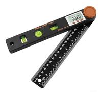 Rilevatore angolare digitale 4 in 1 con funzione di livello, goniometro di precisione per la lavorazione del legno, 0-360°