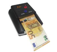 Rilevatore Banconote False Conta Verifica Soldi Falsi Nero con Batteria al Litio