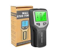 Rilevatore Borchie 5in1 Wall Stud Detector Display LCD Palmare Multifunzionale For Legno AC Wire Cable Metal Detector Electric Wall Finder Scanner(Silver)