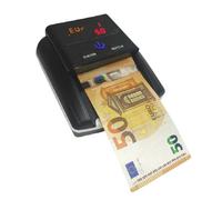 RILEVATORE CONTA BANCONOTE FALSE VERIFICA SOLDI FALSI NERO CON BATTERIA AL LITIO