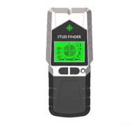 Rilevatore da parete 6 in 1 per legno, metallo, localizzazione di cavi CA | Rileva supporto, metallo e cavi CA; localizzazione precisa dei bordi e del centro; display LCD; alloggiamento in ABS