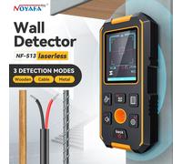 Rilevatore da parete NF-513 Rilevatore di metalli 3 in 1 Trova borchie in metallo e legno Tensione CA Rilevamento filo sotto tensione Scanner da parete Scatola elettrica