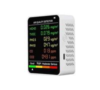 Rilevatore d'aria con display automatico multifunzionale for monitor a qualità 'aria 6 in 1, rilevatore d'aria for schermo da appendere a parete for ufficio interno,Monitoraggio della sicurezza aerea