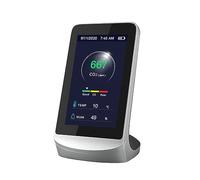 Rilevatore d'aria multifunzione for interni CO2 Monitor di qualità del gas TVOC Misuratore di anidride carbonica CO2 Misuratore di analisi USB, Eccellente sensibilità(NO WIFI)