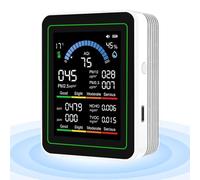 Rilevatore D'aria Portatile-misuratore Portatile 7x3,5x9 Cm, Unità Di Sensore ABS + Metallo, Dispositivo Di Test In Reale Con Monitoraggio Sensibile | Attrezzature Digitali Compatte Per Camera D
