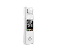 Rilevatore di alcol portatile professionale ad alta sensibilità con ricarica tipo C, strumento elettronico for auto for guida in stato ebbrezza(White)
