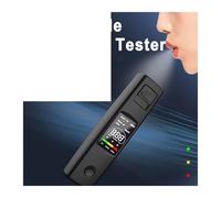 Rilevatore di alcol portatile professionale ad alta sensibilità con ricarica tipo C, strumento elettronico for auto for guida in stato ebbrezza(Black)