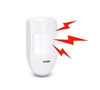 Rilevatore di allarme antifurto con doppia sonda a infrarossi interna da 12 V con cavo, sensore PIR grandangolare portatile (utilizzato con un allarme)