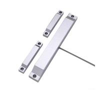 Rilevatore di allarme magnetico a doppia porta con design ignifugo con interruttore cablato per controllo accessi (normalmente chiuso)