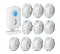 Rilevatore Di Allarme Sensore Movimento A Infrarossi Wireless 32 Canzoni LED Campanello Notturno Entrata Negozio Vetrina Sicurezza Domestica Sistema Di Allarme Completo