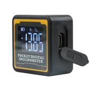 Rilevatore Di Angolo Di Digitale - Inclinometro Elettronico Da 3,6 Cm, Manometro Di Precisione Portatile, Strumento Di Misurazione Professionale, Misuratore Di Livello Accurato, Goniometro Con B