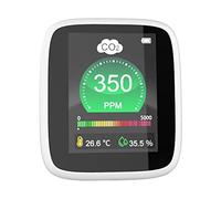 Rilevatore di anidride carbonica CO2 tester dell'aria per dati in tempo reale CO2 con set di allarme per rilevatore di anidride carbonica per serre, stanze e ospedali