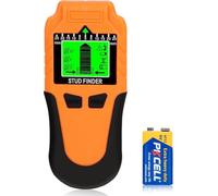 Rilevatore di cavi, scanner da parete 6 in 1, con display LCD e segnale acustico, sensore da parete preciso per legno, metallo, cavi di alimentazione e tubi