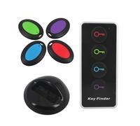 Rilevatore di chiavi, localizzatore audio remoto wireless con portata di segnale di 39,9 m e luce a LED, strumento di monitoraggio del portafoglio per trovare oggetti smarriti, casa, viaggi, ufficio