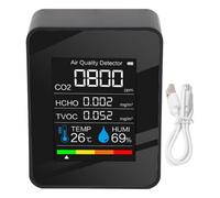 Rilevatore di CO2 PolyGen con visualizzazione dei dati in tempo reale per spazi interni Un rilevatore HCHO digitale e monitor della qualità dell'aria con funzione di allarme
