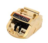 Rilevatore di denaro contatore banconote contatore banconote placcato oro schermo LCD