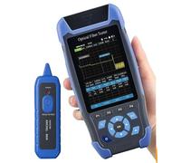 Rilevatore di fibra ottica, Riflettometro ottico nel dominio del tempo OTDR 60KM 1310/1550nm 24/22dB Tester for cavi in fibra ottica VFL OPM OLS integrato(AUA900A)