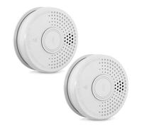 Rilevatore di fumo DOF19, plastica, segnale d'allarme: 85 dB, 9V, a batteria