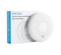 Meross Rilevatore Monossido di Carbonio, Rivelatore Fumo e Monossido di Carbonio con Pulsante di Test, con Batteria da 10 Anni, Allarme Antincendio，Conforme agli Standard EN14604 e EN50291