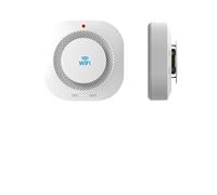Rilevatore di fumo intelligente Zigbee/Wifi, durata 10 anni, protezione antincendio, allarme sicurezza domestica, sonoro e luminoso, controllo tramite app(8pcs without battery)