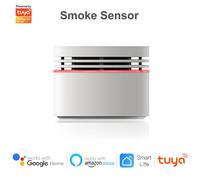 Rilevatore di Fumo istantaneo Tuya Smart Zigbee con Allarme Acustico e Flash LED