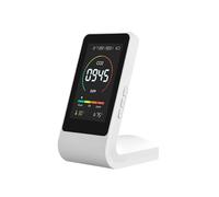 Rilevatore di gas, 3 In1 CO2 Meter Air Quality Monitor Digital Temperature Humidity Sensor Tester Multifunctional Portable Carbon Dioxide Detector per casa e camper