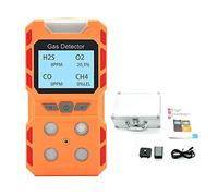 Rilevatore di gas, 4 in 1 O2 CO H2S EX Rilevatore multigas Ossigeno portatile Solfuro di idrogeno Monossido carbonio perdite gas combustibile Calibro