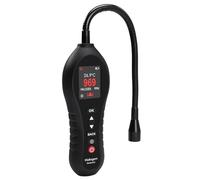 Rilevatore di gas alogeno rilevatore di perdite di refrigerante 0-1000ppm CFC HCFC HFCS Rilevamento sonda a collo di cigno da 10,5 pollici, vibrazioni, segnale acustico e allarme visivo per aria