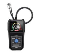 Rilevatore di gas, Analizzatore rilevatore di perdite gas Metano Infiammabile 50000 PPM 100% LEL Combustibile Naturale Tester Schermo LCD Allarme sonoro e luminoso